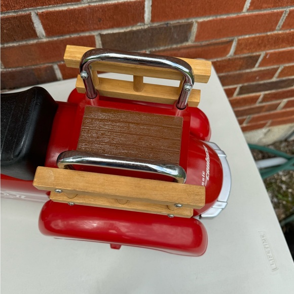 VTG Speedster Red Fire Truck Ride On Pedal Toy Car Hook & Ladder Sit On EUC - Picture 11 of 16